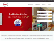 Tablet Screenshot of chiefhc.com